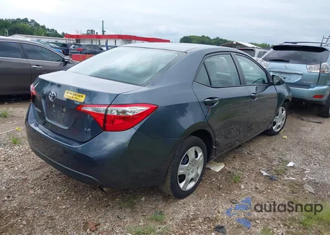 2016 Toyota Corolla Le z USA, uszkodzony, nr VIN 2T1BURHE4GC671124